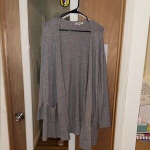 Madewell Light Gray Women's Open Cardigan